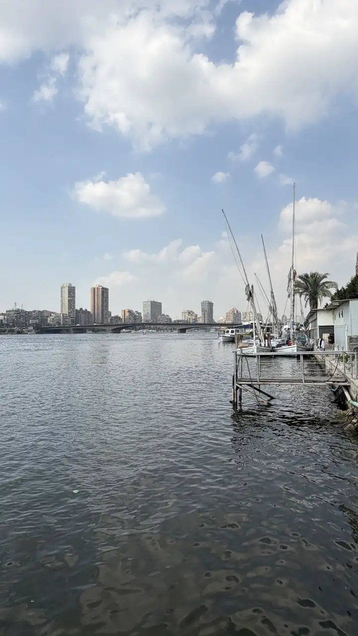 Le Nil et la skyline du Caire